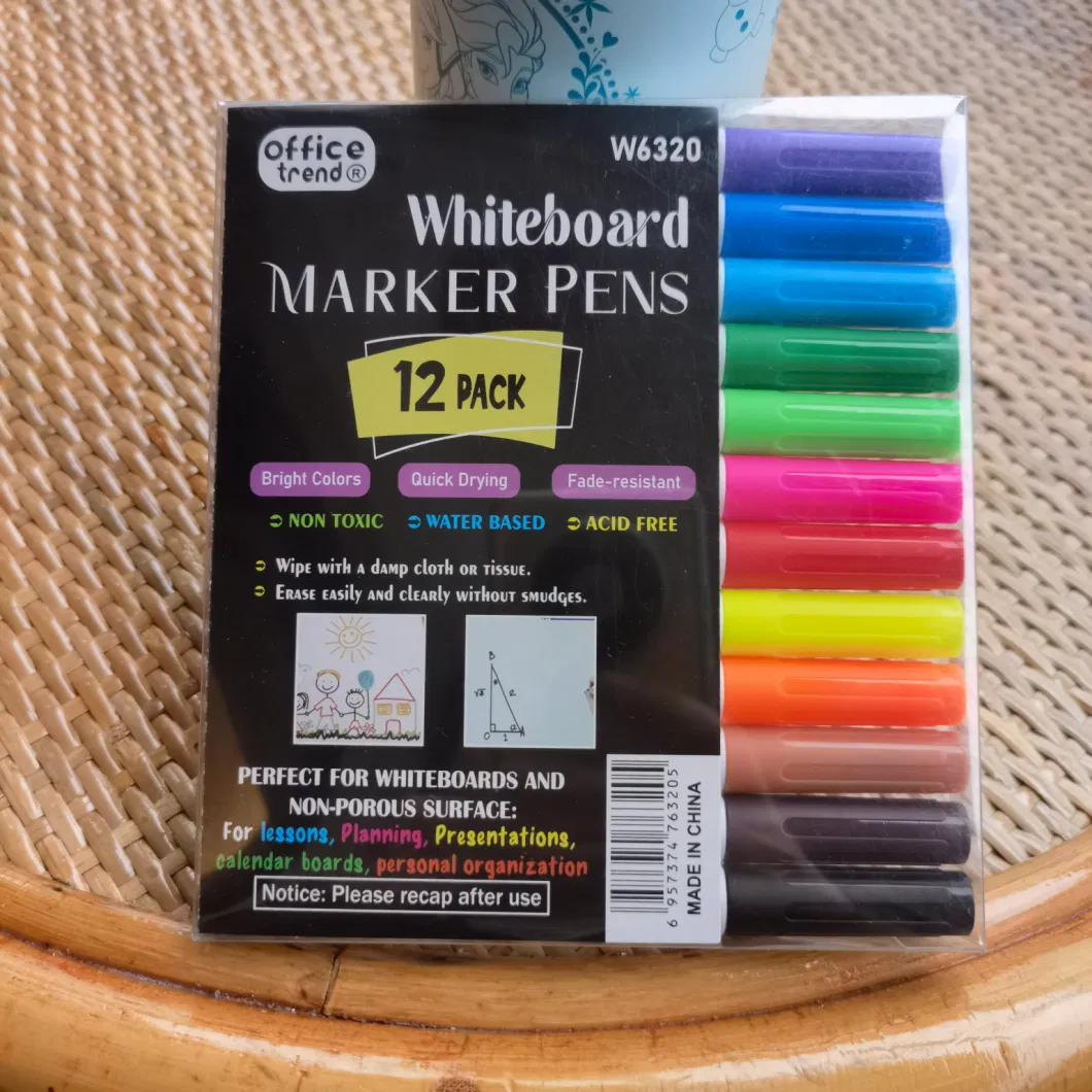 Whiteboard Marker Pen Water Based Erasable Marker Pen