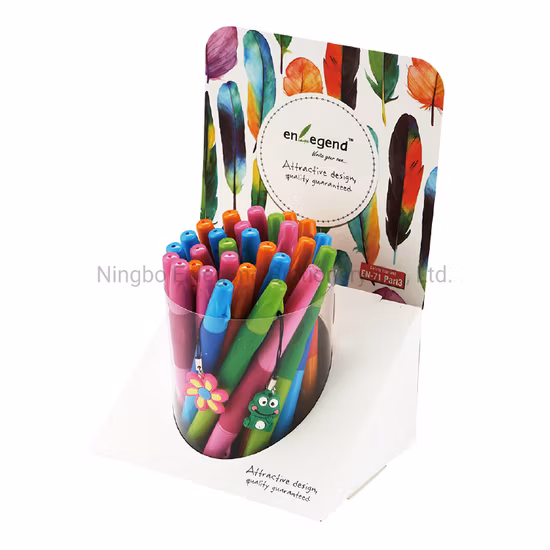 PG9207 Bolígrafo de gel de papelería con tinta borrable y clic retráctil para suministros de oficina con agarre